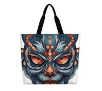 SJOAOAA Unisex Shopping Bag Reusable Deer on Snowfield in Sunrise Large Capacity Casual Shoulder Tote Grocery Bags Handbag