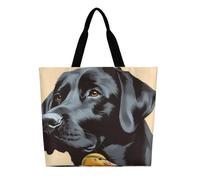 SJOAOAA Unisex Shopping Bag Reusable Deer on Snowfield in Sunrise Large Capacity Casual Shoulder Tote Grocery Bags Handbag