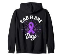 Sjogren's Syndrome Bad Flare Sjogren's Syndrome Awareness Zip Hoodie