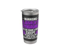 Sjogrens Syndrome Syndrome Warrior Stainless Steel Insulated Tumbler