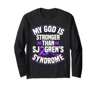 Sjogren's Syndrome Warrior Stronger Sjogren's Syndrome Long Sleeve T-Shirt