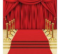 SJOLOON Red Carpet Photography Backdrop - Hollywood Star Red Carpet Photo Background Vinyl Studio Props 10x10FT