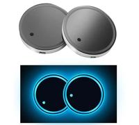 SJPJDGFC 2 Pieces Car Coaster, for Ford Explorer EV 2024 2025 Car Drink Holder Pads Anti-Dust Non-Slip Cup Mats Insulation Cup Mats Car Cup Holder Inserts Items