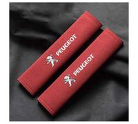 SJPJDGFC 2pcs Car Seat Belt Cover, for Peugeot 3008 4008 107 207 407 Seat Belt Shoulder Protection Cover Comfort Safety Harness Strap Shoulder Pads Interior Accessories,D