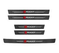 SJPJDGFC 5 Pieces Car Sill Protector Strips, for Peugeot 5008 2020-2024 Auto Threshold Scuff Plate Welcome Pedal Strips Styling Decoration Accessories,B