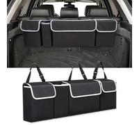 SJPJDGFC Car Boot Organiser, for Toyota Yaris Hybrid 2020-2024 2025 Foldable Car Tidy Storage Bag Large Volume Multi Compartment Car Organiser Car Back Seat Organiser