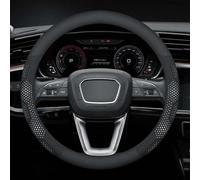 SJPJDGFC Car Steering Wheel Cover, For Ford Fiesta Mk.8 2017-2023 Breathable Anti-slip Wheel Cover Steering Wheel Protector Comfortable Driving Auto Accessories,B-D