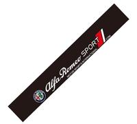 SJPJDGFC Car Windshield Sticker, for Alfa Romeo Giulia Stelvio Sportiva Mito Giulietta Car Sun Strip Visor Sun Protection Window Banner Decal Sticker Windscreen Sticker