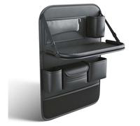 SJPJDGFC for Lancia Ypsilon S/Ypsilon Elefantino/Ypsilon Mya/Ypsilon Gold/Ypsilon Car Seat Organiser with Foldable Tray, Premium PU Leather Back Seat Organiser, Multifunctional Car Storage Bag,2PS