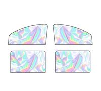 SJPJDGFC Magnetic Car Window Sun Shade for Audi Q4 Sportback e-tron 2021-2023, Laser Ice Crystal Heat Insulation Side Window Blinds UV Protection Privacy Blackout Cover,4pcs