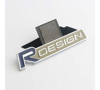 SJSHOPS Car Emblems for Volvo R Design XC60 V70 S60 V40 V60 C30 V50,Car Logo Badge Sticker Keyring Stickers Accessories,Car Logo Emblem 3D Metal Logo Decals,Custom Car Stickers Car Emblem Hat, E