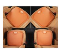SJSHOPS Car Seat Cushion for Kia, Anti-Slip Driver Seat Pad, Chair Cushion, Enhanced Comfort Memory Foam Design for Pain Relief, Sitting Use Summer Winter,Orange-4 pieces