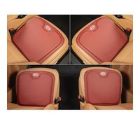 SJSHOPS Car Seat Cushion for Kia Carens 1999-2018, Anti-Slip Driver Seat Pad, Chair Cushion, Enhanced Comfort Memory Foam Design for Pain Relief, Sitting Use Summer Winter,Red-4 pieces