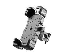 SJSHOPS Motorcycle Phone Holder for Suzuki B King 2008-2012,Waterproof Adjustable Motorbike Phone Holder Clamp,Phone Mount for Bicycle and Motorbike,Motorcycle Accessories, Handlebar style- Black