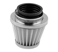SJSJJAH 1pc/3pcs Red/Black/Silver 42mm Motorcycle Mushroom Head Intake Clamp-on Air Filter Cleaner for(1PC Silver)