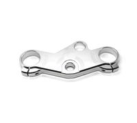 SJSJJAH Aluminum Front Lowering End Upper Top Triple Tree Clamp For GSXR 600/750 2001-2003 2001 2002 2003(Sliver)