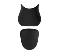 SJSJJAH Motorcycle Black Front Driver & Rear Passenger Pillion Seat Fit For Hayabusa GSXR1300 GSX1300R 1999-2007