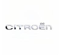 SJSMZX Car Emblem for Citroen C4 2015-2018, ABS Letters Logo Decals Emblem Name Badge Sticker Badge Emblem Decor Accessories,CITROEN