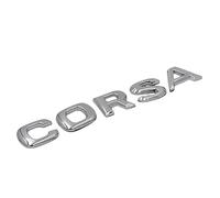 SJSMZX Car Emblem for Opel Corsa 2006-2014, ABS Tailgate Emblem Letters Logo Decals Emblem Name Badge Sticker Badge Emblem Decor Accessories,CORSA