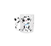 SJTJSPX Glasses Latte Coffee,Tea Cups,Drinking Glass Cute Cat Relief,Mugs Drink for Cappuccino Hot Chocolate Espresso,Milk,Ice Cream,Temperature Resistant Mugs with Handle,Home Cups