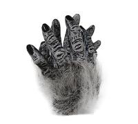 SJTJSPX Halloween Gloves Theme Party Carnival Cosplay Devil Witch Hands Zombie Wolf Terrifying Accessories Monster Animals Claw Day Of Death Gloves For Unisex Adults
