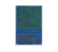 SJWINER Mark Rothko Poster Blue And Green Art Abstract Rectangular Regions Of Color Aesthetic Cover Poster Design Painting for Living Room Bed Room 12x18inch(30x45cm) Unframe-style