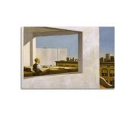 SJWINER Office in A Small City by Edward Hopper Poster Aesthetic Cover Poster Design Painting for Living Room Bed Room 12x18inch(30x45cm) Unframe-style