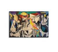 SJWINER Pablo Picasso Famous Paint (Sunsightly Famous Guernica) Print Poster Aesthetic Cover Poster Design Painting for Living Room Bed Room 08x12inch(20x30cm) Unframe-style