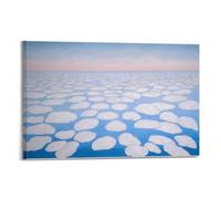 SJWINER Sky Above The Clouds II by Georgia O'Keeffe Great Works Print Poster Canvas Wall Art Decor Living Room Modern Family Bedroom 08x12inch(20x30cm) Frame-style