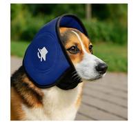 SJWJWOO Dog Ear Muffs Quiet Ears for Anxiety Earmuffs for Dogs Adjustable Size Noise Protection for Dogs for Grooming Bathing Fireworks and Travel,Blue-S