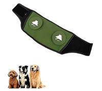 SJWJWOO Dog Earmuffs for Sound Quiet Ears for Anxiety Earmuffs for Dogs Adjustable Size Calming Ear Muffs for Dogs for Thunder, Fireworks, Grooming,Green-L