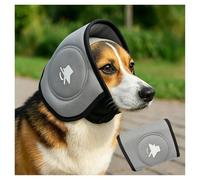 SJWJWOO Dog Earmuffs for Sound Quiet Ears for Anxiety Noise Cancelling Ear Muffs 36dB NRR Noise Cancelling Dog Ear Protection for Noise for Grooming Bathing Fireworks and Travel,Gray-S