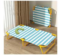SJWJWOO Elevated Dog Bed Large with Pillows No Assembly Needed,Chew Proof,Breathable Cooling Folding Dog Bed for Cat Dogs Camping or Beach,blue-M88*61 * 22cm(34 * 24 * 8in)