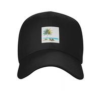 SJXIZEH Boys Baseball Cap，A Quiet Beach. Baseball Cap Gentleman Hat Visor Rugby Golf hat Genuine Men's Hats Women's