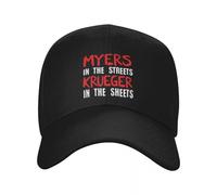 SJXIZEH Boys Baseball Cap，Myers in The Streets Krueger in The Sheets Baseball Cap Hiking hat Luxury Hat Icon Fishing hat for Girls Men's