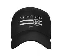 SJXIZEH Boys Baseball Cap,Serie A Santos (Away Black) Baseball Cap Hiking hat Foam Party Hat Sunscreen Women's Beach Visor Men's