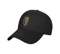 SJXIZEH Boys Baseball Cap，The Golden Irish Dublin Celtic Harp Baseball Cap Tea Hat Wild Ball Hats for Women Men's