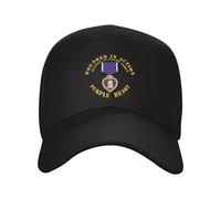 SJXIZEH Boys Baseball Cap,Wounded in Action Purple Heart V1 Baseball Cap Anime Hip Hop Snapback Cap Golf Men Women's