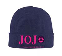 SJXIZEH caps Mens Jojos-Bizarre-Adventure-Logo Knit Hat Beanie Autumn Winter Hats Warm Acrylic Fashion Caps Men Women Gifts Gifts