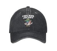 SJXIZEH Chicken Zombie Funny Washed Baseball Cap Design Print Sun Trucker Hat Summer Men Women Hiking Fishing Baseball Caps Gift