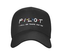 SJXIZEH Men's Baseball Cap Pilot I'll Be There for You Baseball Cap Men Women Adjustable Fighter Airplane Aviation Dad Hat Summer Snapback Caps Gift