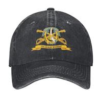 SJXIZEH Men's Baseball Cap, Women's, Pure cottonArmy 7thCavalry Branch Wo Baseball Cap American Unisex Teens Design Hip Hop Hats Summer Fashion Outdoor Gym Snapback Cap