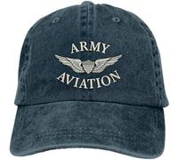 SJXIZEH Men's Baseball Cap, Women's, Pure cottonArmy Aviation with Aircrew Wing Denim Baseball Cap Hat Adjustable Cowboy Hat