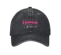 SJXIZEH Men's Baseball Cap, Women's, Pure cottonL'amour De Ma Vie Billies Men Women Baseball Cap Distressed Washed Caps Hat Vintage Outdoor Activities Headwear