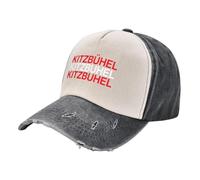SJXIZEH Men's Baseball Hat Summer Breathable KITZB HEL Austrian Flag Austria Gift Cool A Washed Baseball Cap Hat Men's Gift