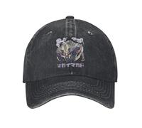 SJXIZEH Summer Rise Magnamalo Kanji Icon Baseball Cap Sun Breathable Washed Trucker Hat Women Men Sports Snapback Cap Gift
