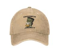 SJXIZEH Washed Baseball Cap Chicken Zombie Funny Summer Trucker Hat for Couple Women Casual Tennis Skate Sun Baseball Caps Gift