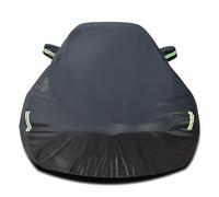 SjYsXm Waterproof Car Cover Compatible with Tesla Model S 2025-2012, Custom All Weather Covers with Cotton Lining, Outdoor Snow Rain Windproof Cover with Reflective Strips