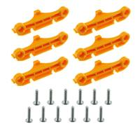 SJZBIN 3 Pairs CPU Fan Retainer Bracket Yellow CPU Fan Support Bracket for AM4, AMD