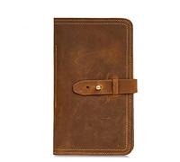 SJZZJSBX 1pcs Clutch Bag Men's Retro Business Wallet Large Capacity Document Bag Long Bag (A,11 * 2 * 19cm)